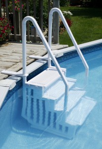 above ground pool steps