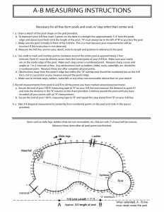 safety cover a-b measurements